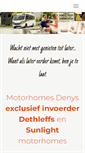 Mobile Screenshot of motorhomesdenys.be